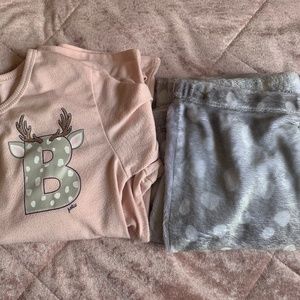 Justice size 10 pajama set